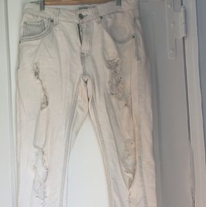 Zara Basic Destressed Demin z1975 Ripped Jeans👖